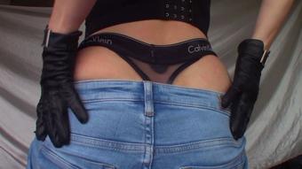 Leather & Jeans Zipper Edge JOI (Goddess Vanessa)