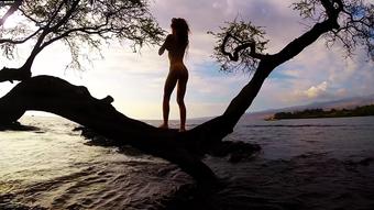 Redhead Strips For You At Sunset - October 05, 2015 (Heather Carolin)