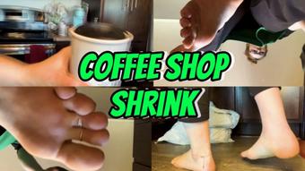 Freckled Feet in Coffee Shop Shrink - Unaware Giantess SFX (LTLGiantessClips)