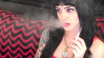 Smoking in White Pants (Dani Lynn)