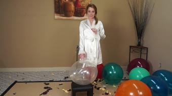 Amber Sit Pops 17" Balloons (Custom Fetish)