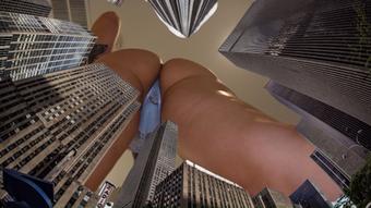 Mia Hope in 'Tiny City Terror' Giantess SFX (LTLGiantessClips)