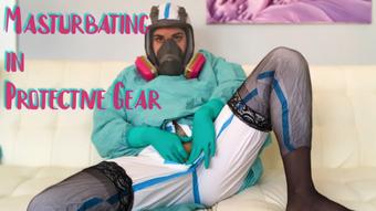 Masturbating in Protective Gear (Nina Crowne)