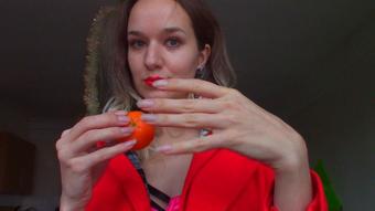 Natural NAILS Vs FRUIT (Goddess Vanessa)