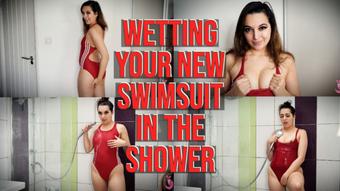 Wetting Your New Swimsuit In The Shower (Summer Fox)