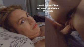 Brother/Sister Watch Porn and Fuck (LinaBlackly)