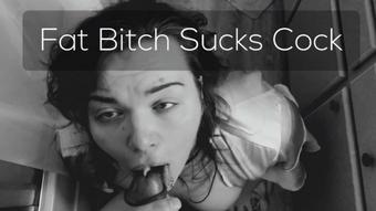 Black & White BBW Blowjob (Lexxiblakk)