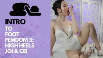Foot Femdom 3: High Heels JOI & CEI - September 28, 2022 (TheTinyFeetTreat)