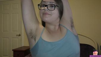 Sniff & Jerk to Layla Moore's Hairy Pits (LaylasFuckingClips)