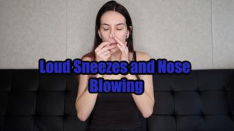 Loud Sneezes and Runny Nose Blowing - Dec 31, 2019 (Liz Raw)