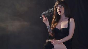Smoking in Thigh High Boots (Dani Lynn)
