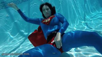 Jen Capone - Sexy Superheroine Swimming (Ginary)