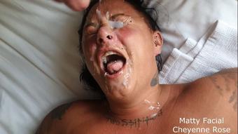 Mattyfacial Cheyenne Get A 1 Man Bukkake On Holiday (MattyFacial)