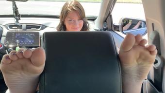Worship Emmy's Feet From The Back Seat - Mar 4, 2021 (badassbeckyshow)
