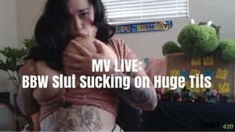 Kezia420 Mv Live Bbw Slut Sucking On Huge Tits (kezia420)