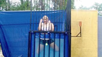 Galas Dunked in Pantyhose - Jan 3, 2019 (Galas Looner)