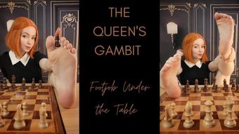 Queens Gambit - Footjob Under the Table - September 02, 2022 (TheTinyFeetTreat)