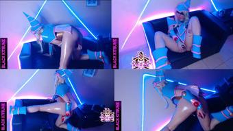 Dark Magician Girl: Masturbation&Blowjob (Black Kitsune)