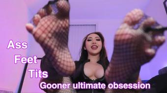 You will binge for me fishnet ass & feet (claudiahon)