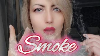 Smoke Mommy Hairdresser fetish (JuliaCrown)