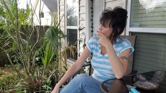 SMOKING AND SHOWING TOES AND FEET (Stormi Winters)