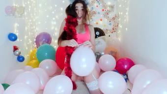 Kitten Inflates Balloons 4 Future Shoot (Custom Fetish)