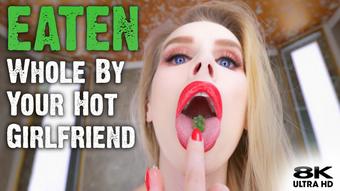 Gentle Giantess Vore Swallows Tiny BF - September 01, 2021 (Roxy Cox)