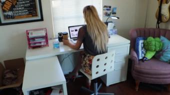 You can fuck me but I have work to do (CherieDeVille)
