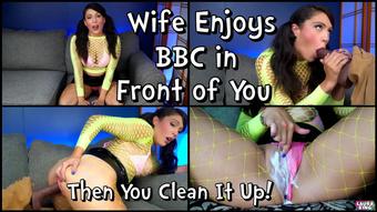 Wife Enjoys BBC in Front of You Then You Clean It Up - July 06, 2023 (LauraKing)
