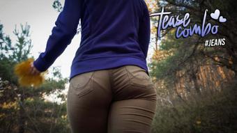 Pawg Milf In Tight Jeans Walking Outdoors Visible Panty Line (teasecombo)