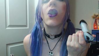 Goth Girl Smoking (VioletOctober)