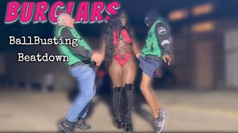 Burglars Double Ball Busting Beatdown - October 26, 2023 (RealQueenMelanin)