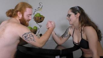 Akira vs Rupert: Arm wrestling (Alexis Rain)