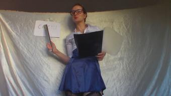 Maths Class Masturbator Punished JOI (Goddess Vanessa)