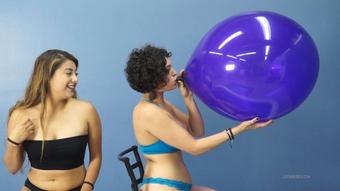 Ray & Vivian Blow to Pop 24" TufTex (Custom Fetish)