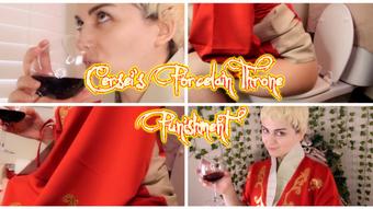 CERSEI'S PORCELAIN THRONE PUNISHMENT - October 18, 2018 (Ellie Idol)
