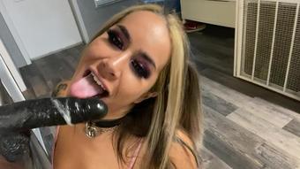 Aggressive Spit Fetish Solo (Misty Meaner)