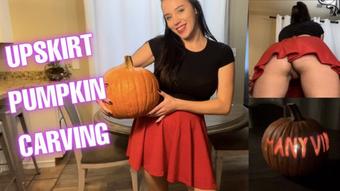 Natalialeo Up Skirt Pumpkin Carving Fun (NataliaLeo)