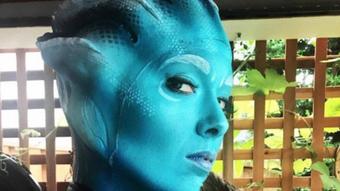Tigger Rosey Asari Cosplay Mass Effect Show (Tigger Rosey)