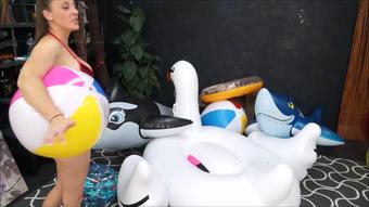Melanie Hicks' Inflatable Masturbation (Custom Fetish)
