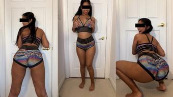 Thick Asian Twerking in Slutty Outfit - May 29, 2022 (hayleyxyz)