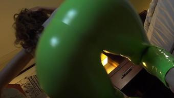 XxBrookLogan - Shiny Green Leggings JOI (XxBrookLogan)
