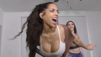 Terra humiliates Eden Wedgies (Alexis Rain)