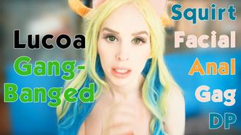 Lucoa in DP Gangbang Cosplay - July 18, 2018 (Roxy Cox)