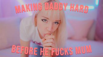 keeping dad hard for mum's pussy (Jolie Lyon)