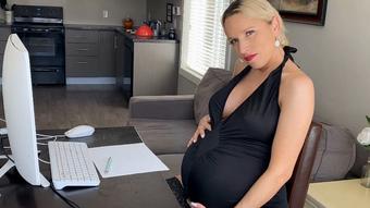 4K - Boss Pregnant Belly and Belly Button JOI - June 12, 2023 (Taboo Girl)