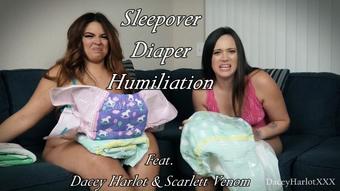Sleepover Diaper Humiliation - October 03, 2021 (TheHarlotHouse)