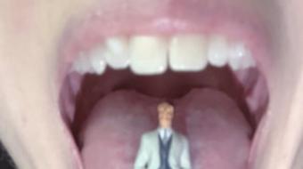 Giantess Vore Tiny Mouth Suck (HasmikJOI)