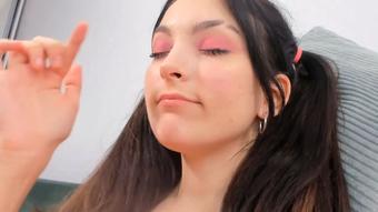 teen plays with nose and sneeze - Jan 23, 2023 (Karolina_Mustela)