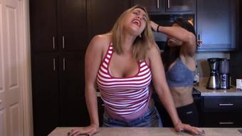 Wedgie time for Megan Jones (Alexis Rain)